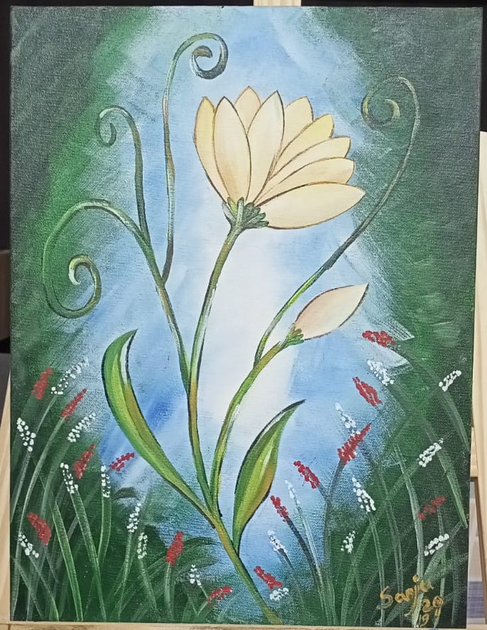 White Flower Art