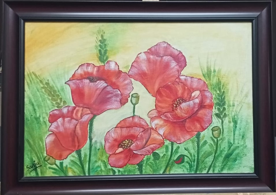 Red Poppies Art