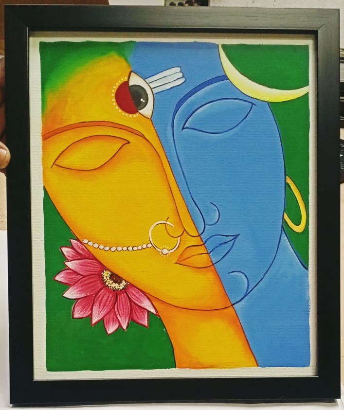 Shiva Parvathi Art